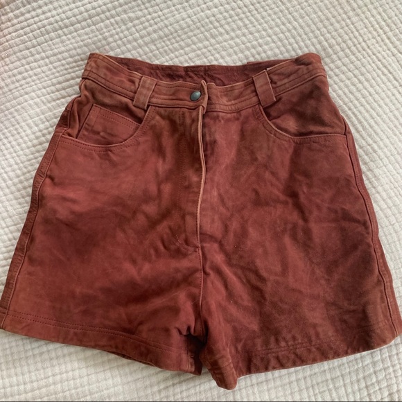 Pants - Vintage leather shorts